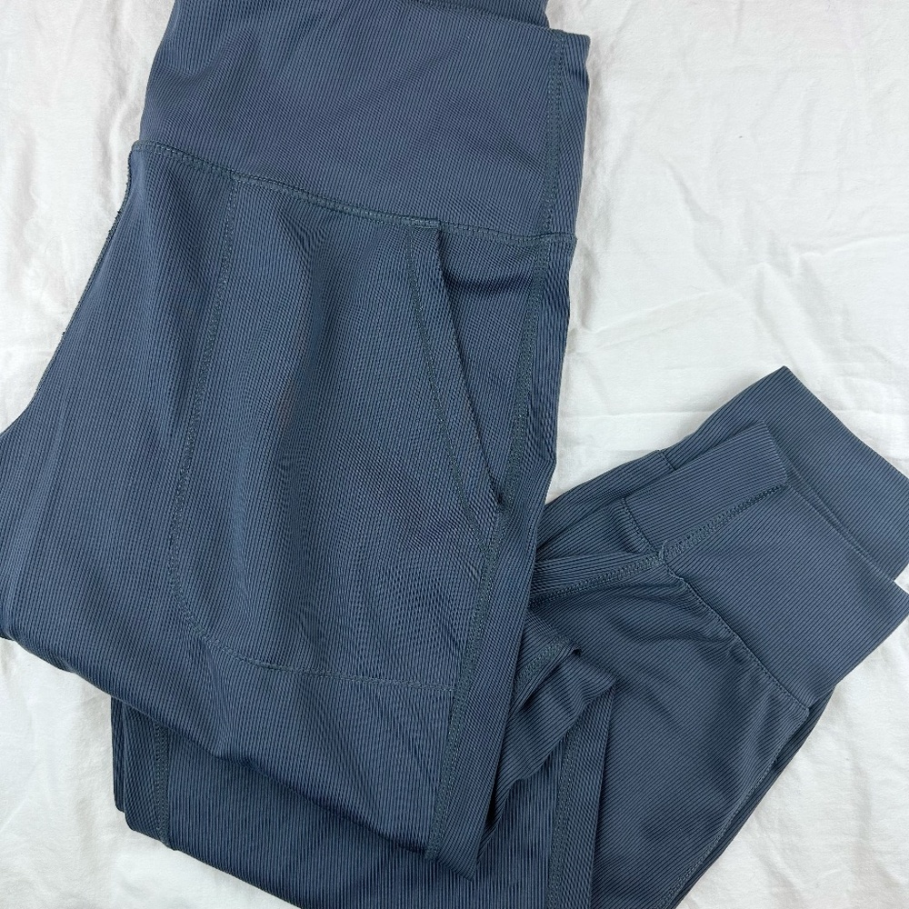 90 Degree Navy Athletic Jogger with pockets High Waist Medium - Picture 5 of 5